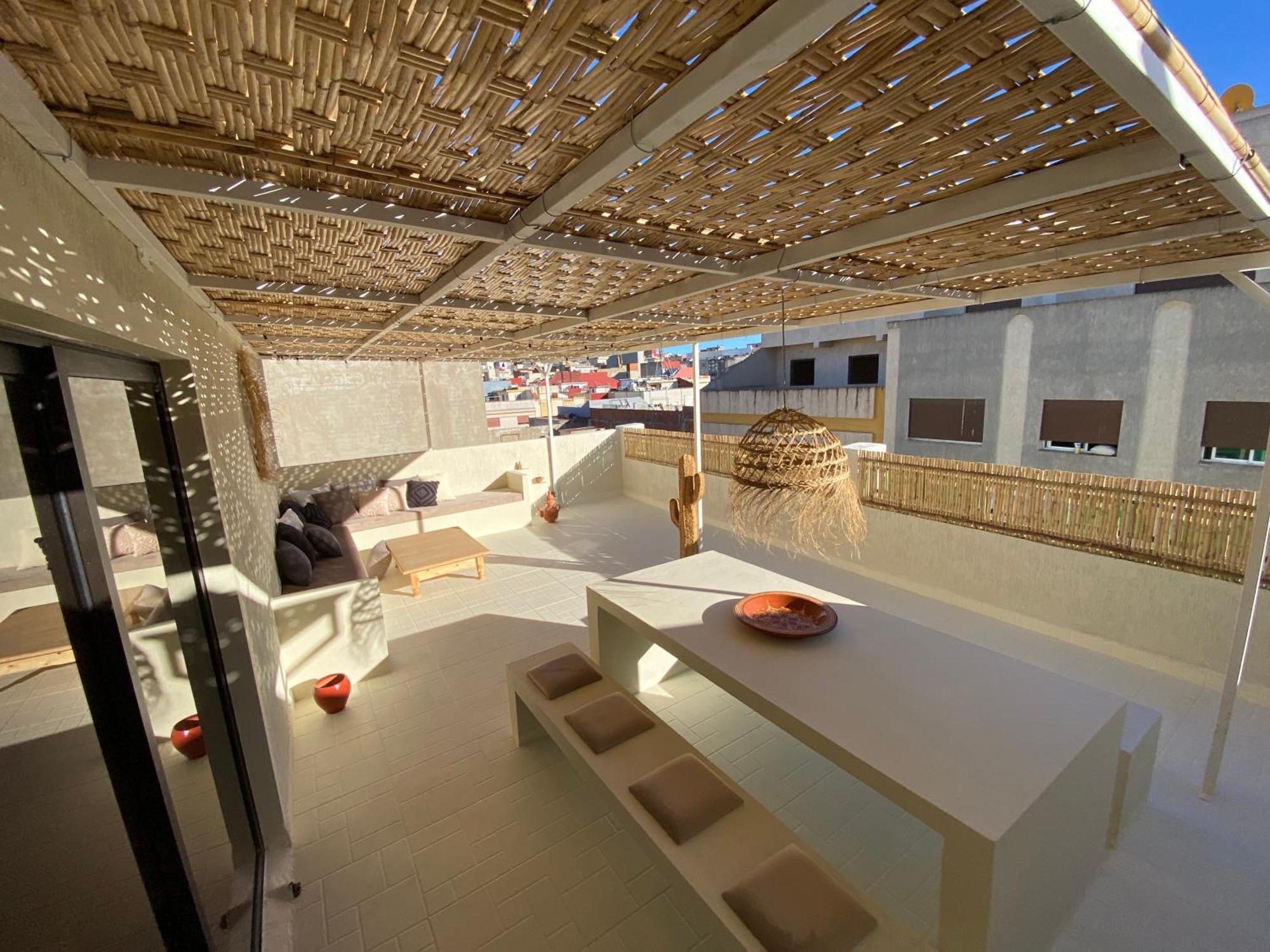 Magnificent Apartment With Private Rooftop Terrace Tanger Ngoại thất bức ảnh